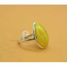 925 Sterling Silver Bezel Gemstone Rings, Wholesale Silver Bezel Ring Jewelry manufacturer